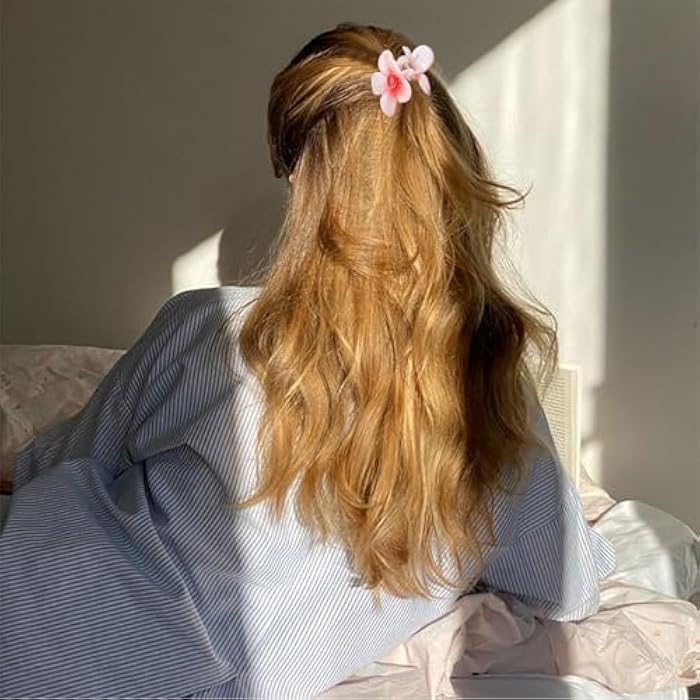 Canitor Small Flower Hair Clips for Women Girls Toddler 12 PCS 1.6 inch Small Flower Claw Clips for Thin Fine Hair Summer Cute Hair Accessories - Image 2